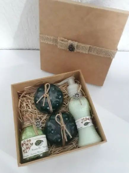 Kit Spa Rustico - Ervas e Flores - Capim Limão