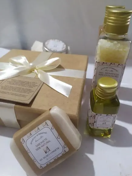 Kit Vegano Artesanal Spa Doce I