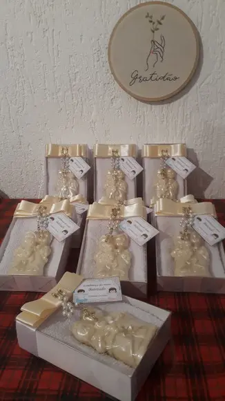 Lembrancinha Batizado Sagrada Família