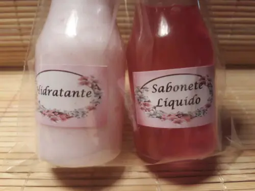 Mini Sabonete e Condicionador