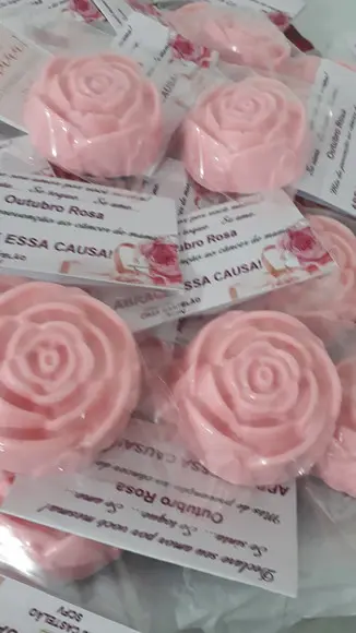 Outubro Rosa - Natal - Personalizado Lapela