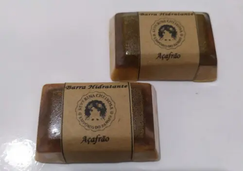 Sabonete Artesanal de Açafrão - 28 Gramas