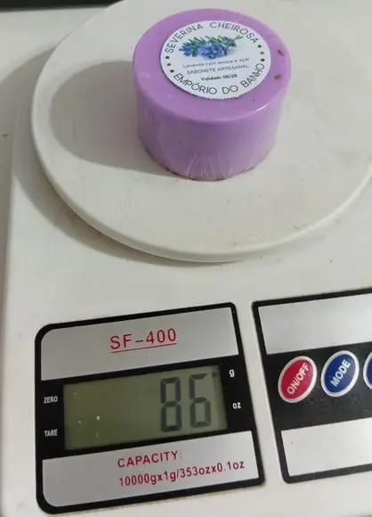 Sabonete Artesanal Redondo Vegano Amora e Açaí