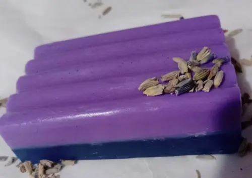 Sabonete Duas Cores -lavanda e Alga Marinha