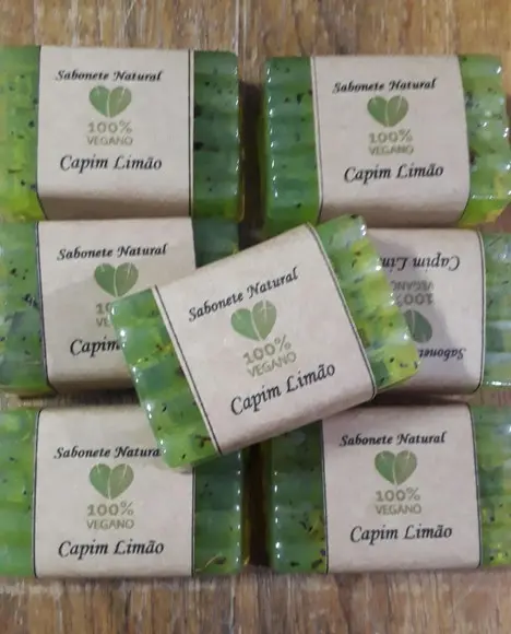 Sabonete Natural Capim Limão com Erva Doce