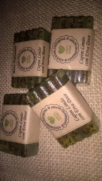 Sabonete Natural Capim Limão com Erva Doce