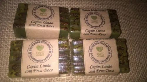 Sabonete Natural Capim Limão com Erva Doce