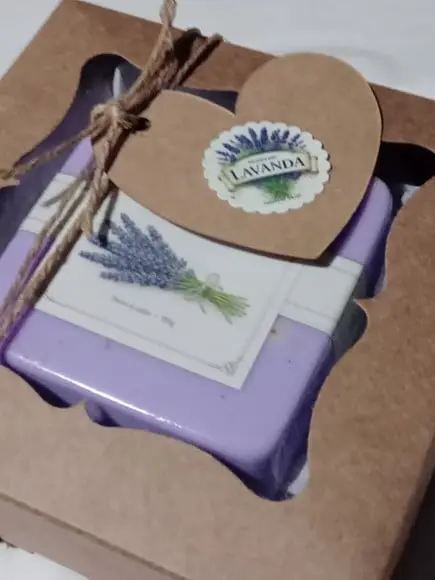 Sabonete Vegano - Caixa Individual - Lavanda