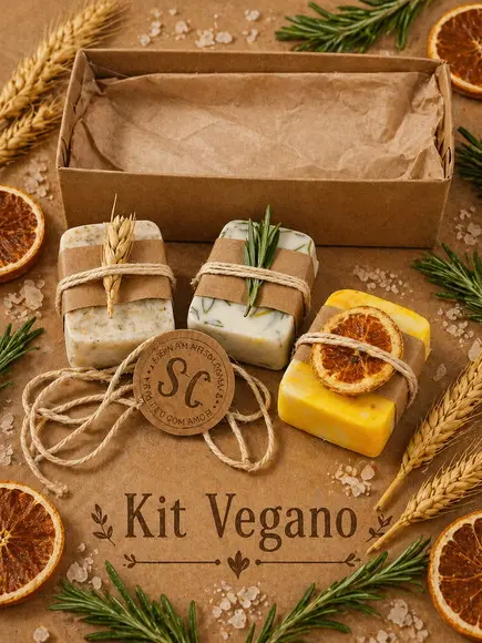 Sabonete Vegano - Kit com 3 Unidade
