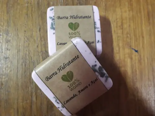 Sabonete Vegano Lavanda, Amora e Açai 100 Grs