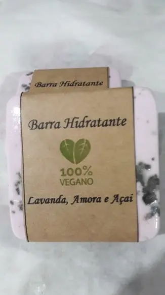 Sabonete Vegano Lavanda, Amora e Açai 100 Grs