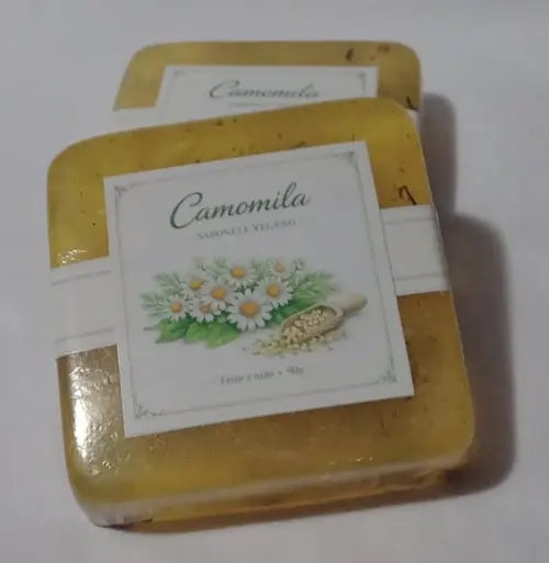 Sabonete Vegano Luxo - Camomila