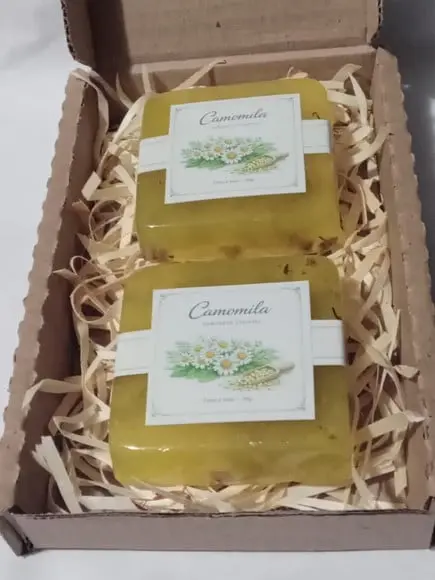 Sabonete Vegano Luxo - Camomila
