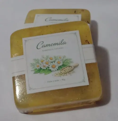 Sabonete Vegano Luxo - Camomila
