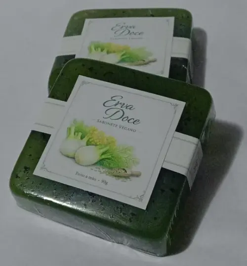 Sabonete Vegano Luxo - Erva Doce