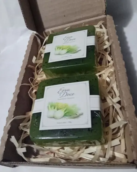 Sabonete Vegano Luxo - Erva Doce