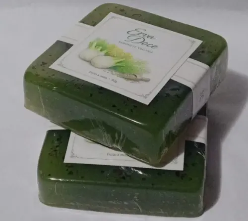 Sabonete Vegano Luxo - Erva Doce