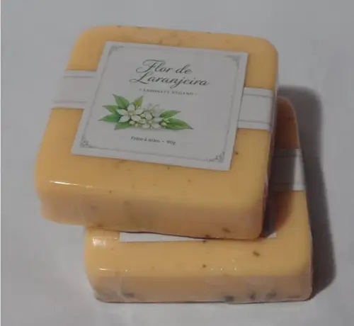 Sabonete Vegano Luxo - Flor de Laranjeira