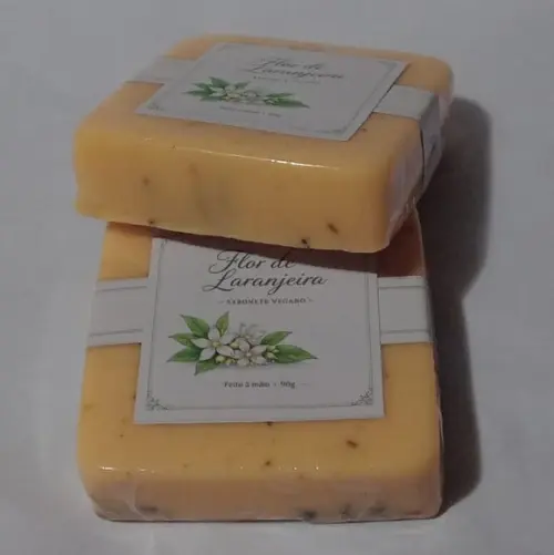 Sabonete Vegano Luxo - Flor de Laranjeira