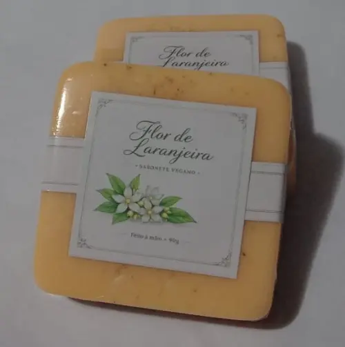 Sabonete Vegano Luxo - Flor de Laranjeira