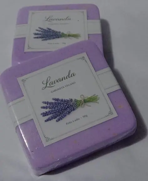 Sabonete Vegano Luxo - Lavanda