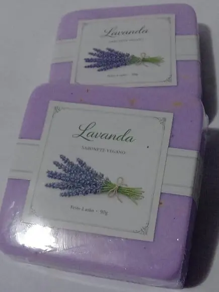 Sabonete Vegano Luxo - Lavanda