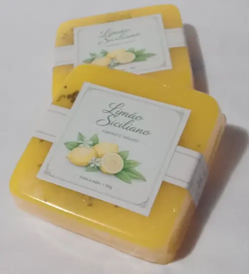 Sabonete Vegano Luxo - Limão Siciliano