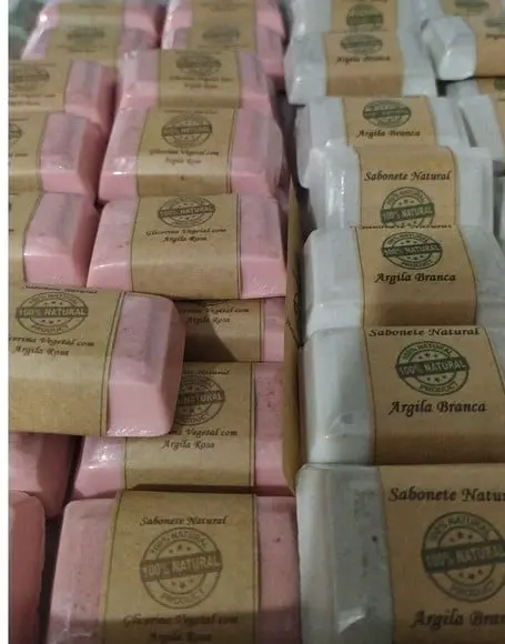 Sabonetes de Argila Pequeno 27 Gramas