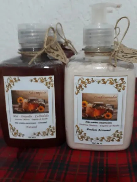 Shampoo e Condicionador Natural Conjunto
