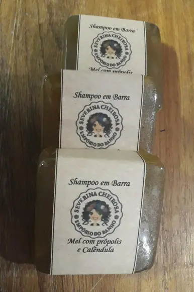 Shampoo em Barra - Calêndula com Mel e Própolis