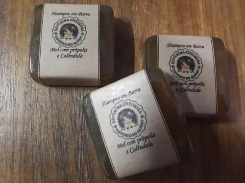 Shampoo em Barra - Calêndula com Mel e Própolis