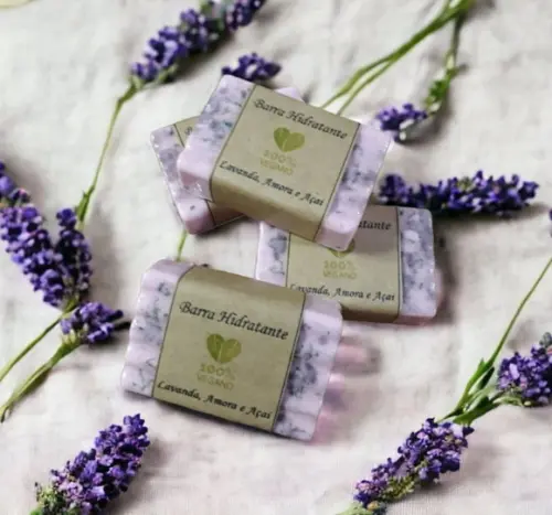 Vegano Lavanda, Sementes e Pó Açai