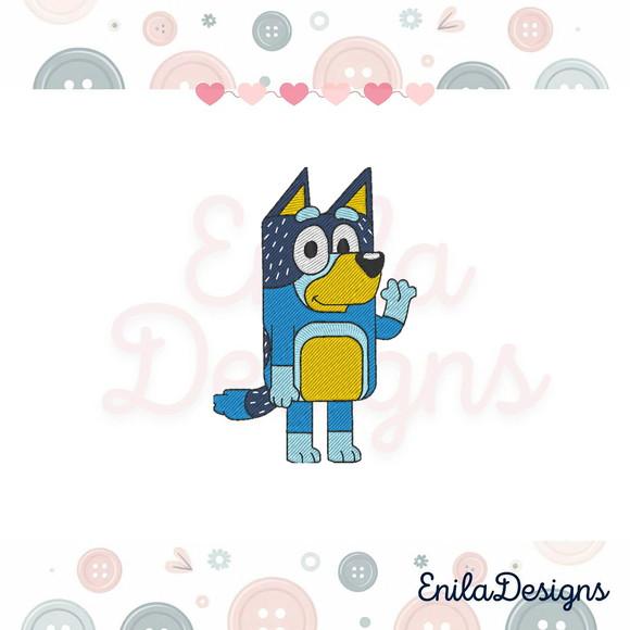 Matriz de Bordado Bandit - Pai da Bluey