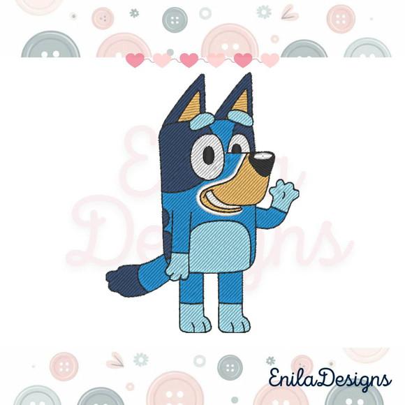 Matriz de Bordado Bluey - Enila Designs - 5 Tamanhos