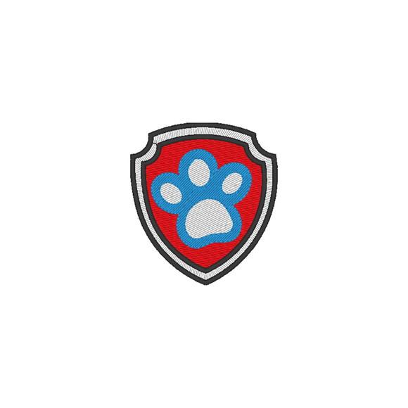 Matriz de Bordado Brasão Patrulha Canina Ryder - 5 Tamanhos