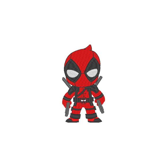 Matriz de Bordado Deadpool - Cod1 - 3 Tamanhos