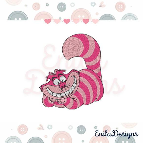 Matriz de Bordado Cheshire Cat - Gato da Alice
