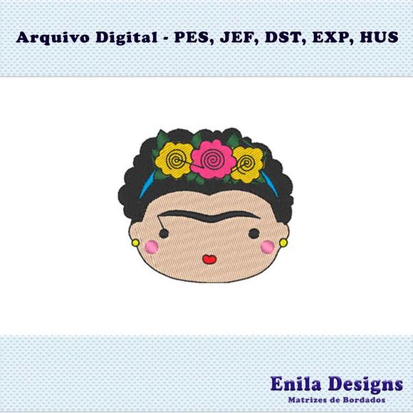 Matriz de Bordado Frida Kahlo