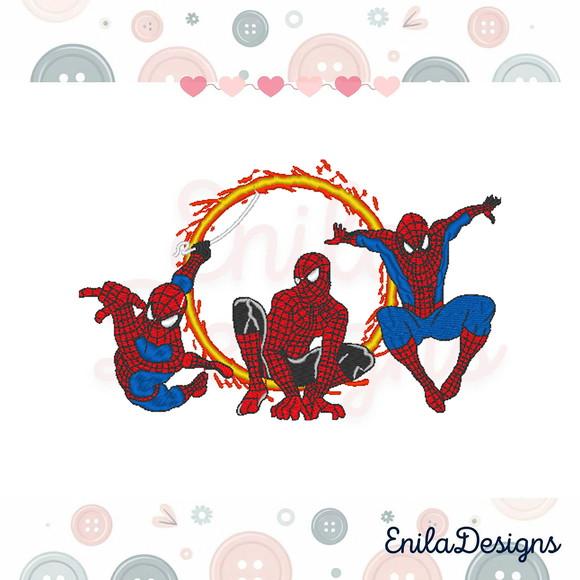 Matriz de Bordado Homem Aranha Portal - 3 Tamanhos