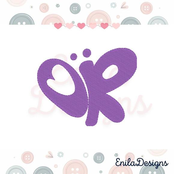 Matriz de Bordado Letras Borboleta Olivia Rodrigo
