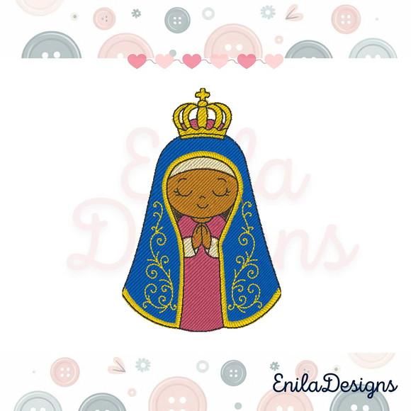 Matriz de Bordado Nossa Senhora Aparecida - 4 Tamanhos