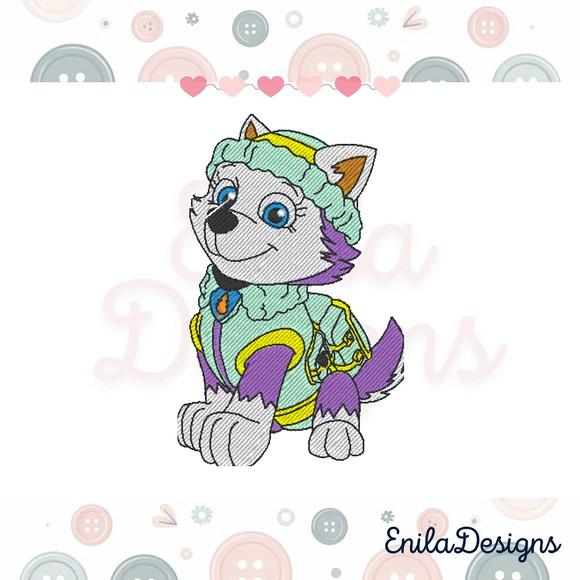 Matriz de Bordado Patrulha Canina Everest - 4 Tamanhos