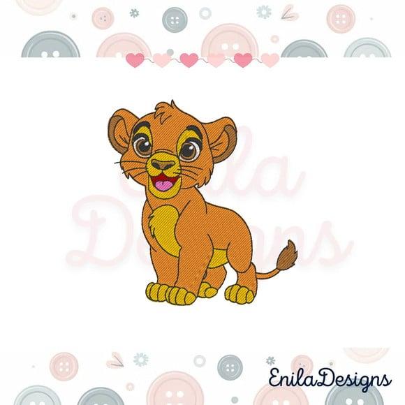 Matriz de Bordado Rei Leão - Simba Cute