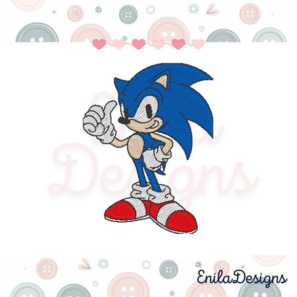 Matriz de Bordado Sonic - 4 Tamanhos
