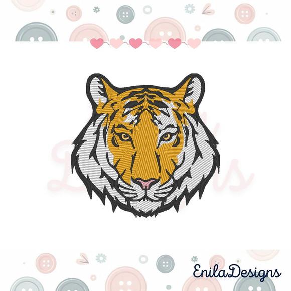 Matriz de Bordado Tigre Rosto