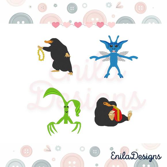Matrizes de Bordado Animais Fantásticos e Onde Habitam