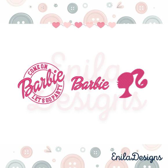 Matrizes de Bordado Pink Girl - Enila Designs