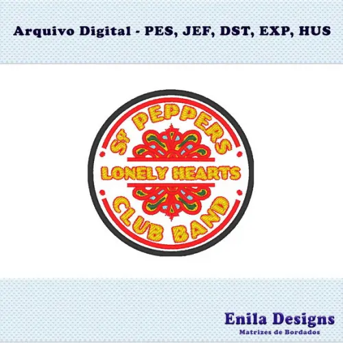 Matriz de Bordado Banda - Musica - Sgt Peppers