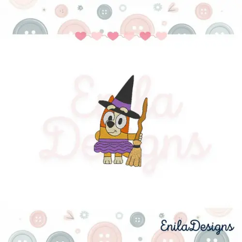 Matriz de Bordado Bingo Halloween - Enila Designs
