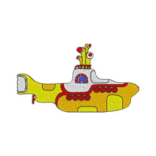 Matriz de Bordado Banda - Musica - Submarino Amarelo
